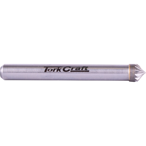Tork Craft Rotary Burr Tungsten 6x3x6mm 90 Degree Cone