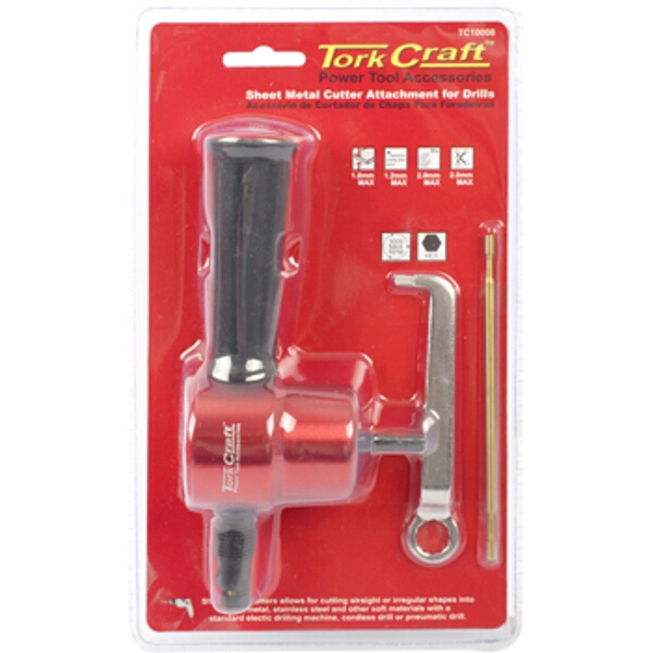 Tork Craft Nibbler Attachment for Drills Cutting Sheet metals