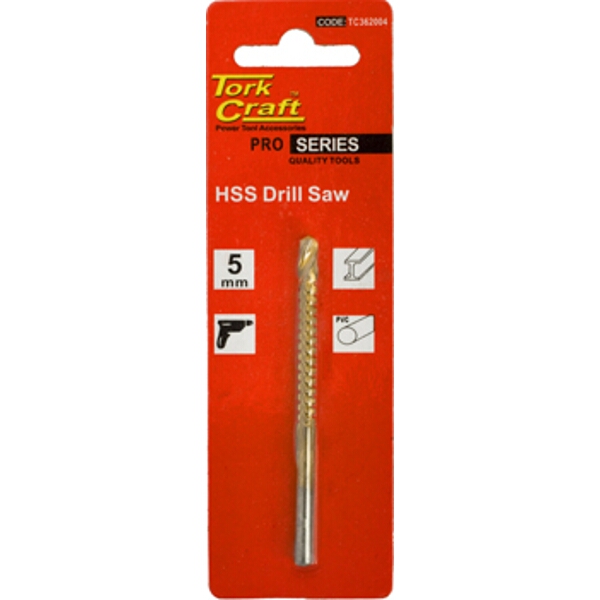 Tork Craft Drill Saw Titanium Coated 5mm