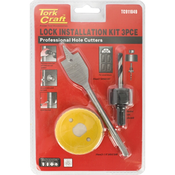 Tork Craft Lock Installation Kit 3 Piece