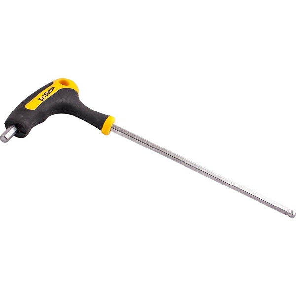 Tork Craft Ball Point T Handle Hex Allen Key 5.0mm x 150mm