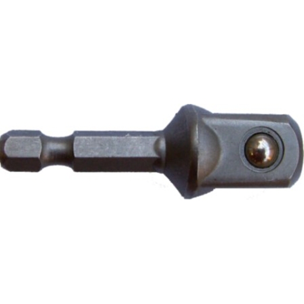 Tork Craft Socket Adaptor 1/2″M Sq x 50mm 1/4″M Hex Shank Carded