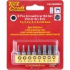 Tork Craft S/Driver Bit Set 8 Piece Hex H1.5-H6 Tork Craft S/Driver Bit Set 8 Piece Hex H1.5-H6