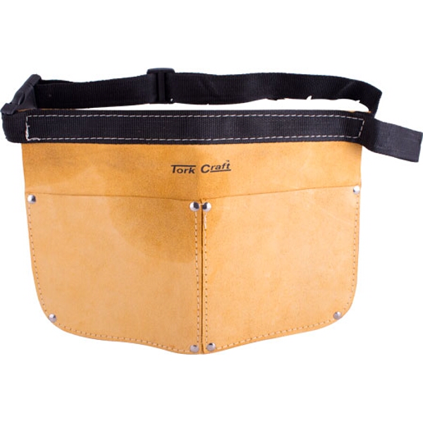 Tork Craft Double Pocket Leather Nail Bag