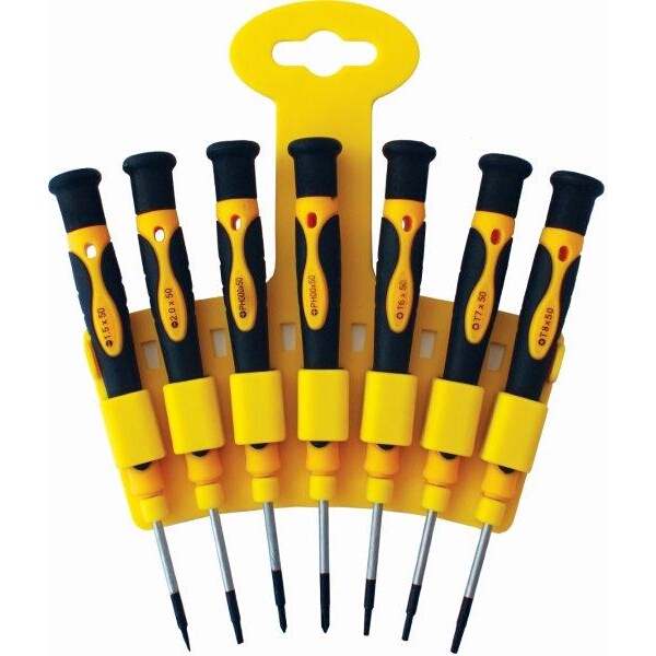 Tork Craft Precision Screw Driver Set 7 Piece