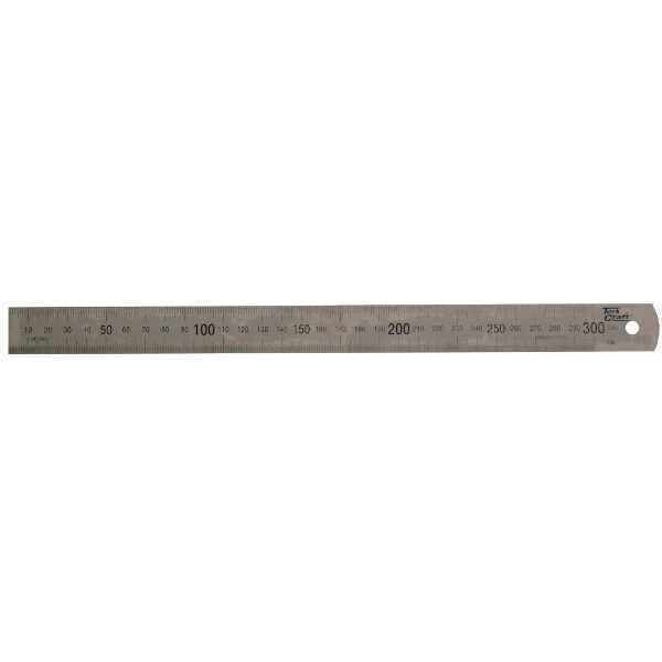 Tork Craft Stainless Steel Ruler 300 x 25 x 1.0mm