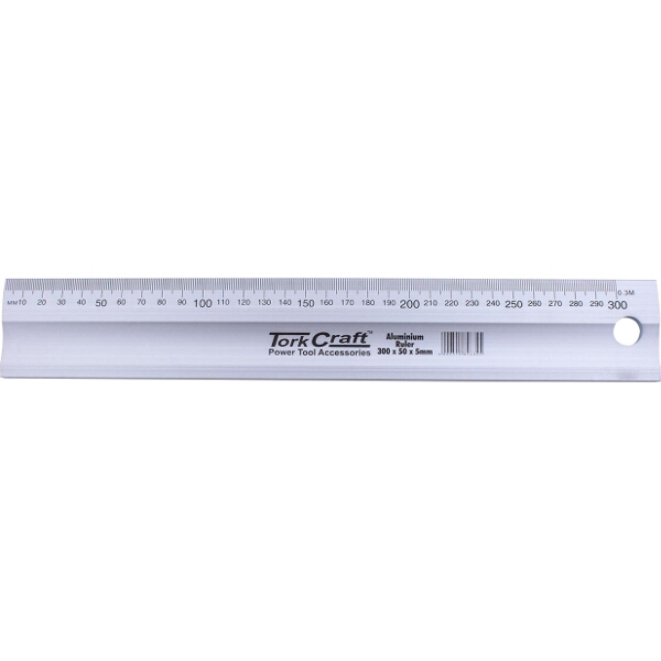 Tork Craft Aluminium Straight Edge Ruler Type B 300x50x5.0mm