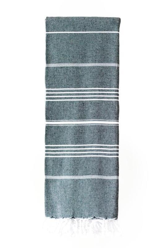 Turkish Throw 100% Cotton – Elim Black (160x220cm)