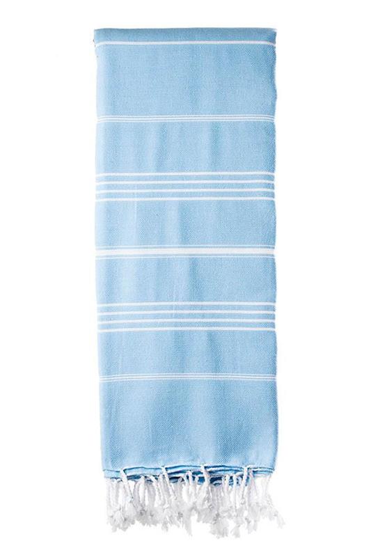 Turkish Throw 100% Cotton – Elim Light Blue (160x220cm)