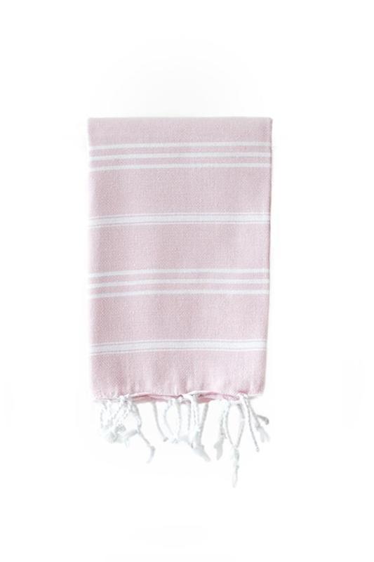 Turkish Hand Towel-100% Cotton – Elim Dusty Pink (60x90cm)