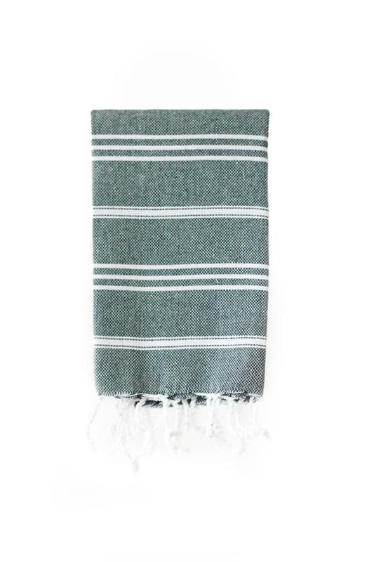 Turkish Hand Towel-100% Cotton – Elim Black (60x90cm)