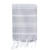 Turkish Hand Towel-100% Cotton – Elim Light Grey (60x90cm) Turkish Hand Towel-100% Cotton – Elim Light Grey (60x90cm)