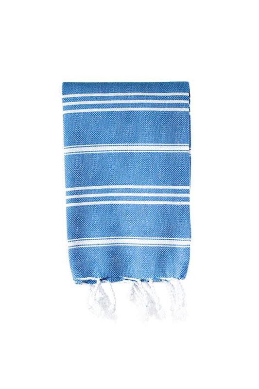 Turkish Hand Towel-100% Cotton – Elim Blue (60x90cm)