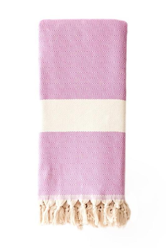 Turkish Blanket 100% Cotton – Dimanta Violet (220x240cm)