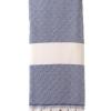 Turkish Blanket 100% Cotton – Dimanta Navy (220x240cm) Turkish Blanket 100% Cotton – Dimanta Navy (220x240cm)