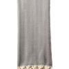 Turkish Blanket 100% Cotton – Herringbone Dark Grey (220x240cm) Turkish Blanket 100% Cotton – Herringbone Dark Grey (220x240cm)