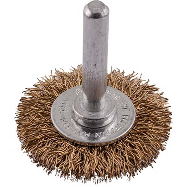 Tork Craft Wire Wheel Brush 38mm X 6mm Shaft Blister