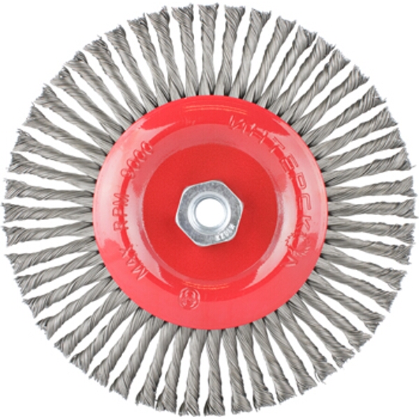 Tork Craft Wire Wheel Brush Single Sctn Twisted Stinger 175mmxm14 Blister