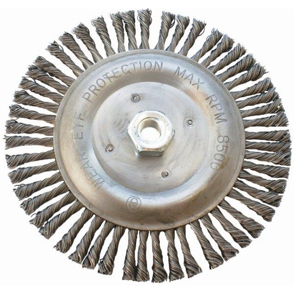 Tork Craft Wire Wheel Brush Single Section Twisted Plain 175mmxm14 Blister
