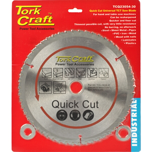Tork Craft Universal Quick Cut TCT Blade 230X54T 30-20