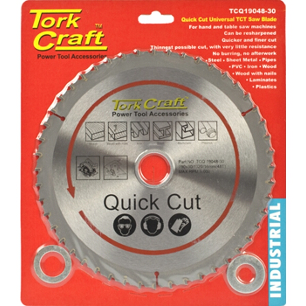 Tork Craft Universal Quick Cut TCT Blade 190X48T 30-20-16