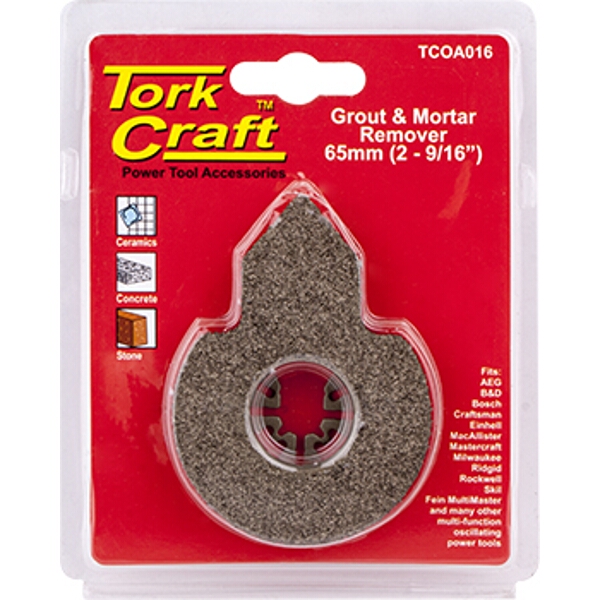 Tork Craft Quick Change Grout And Mortar Remover 65mm(2-9/16″)