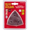 Tork Craft Oscillating Sandpaper A/O 80mm 10Pc Delta Shape 80Grit Tork Craft Oscillating Sandpaper A/O 80mm 10Pc Delta Shape 80Grit