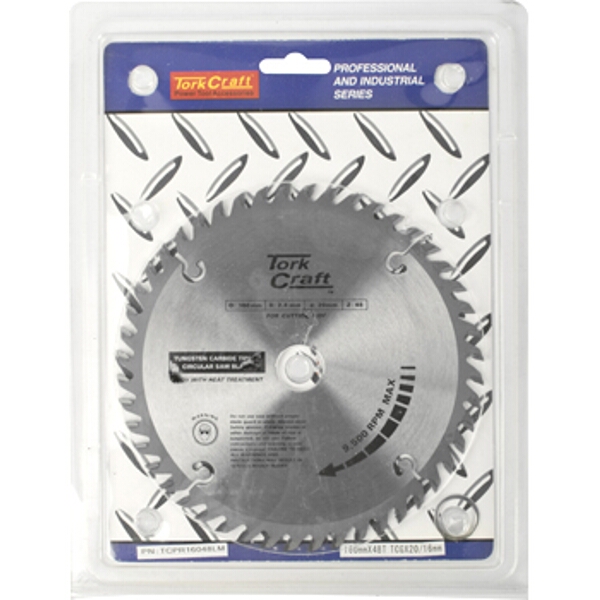 Tork Craft Blade TCT 160 X 48T 20/16 TCG Positive Professional Industrial