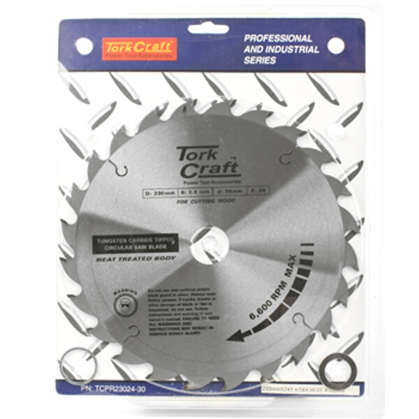 Tork Craft Blade TCT 230 X 24T 30/1/20 Atb Positive Professional Industrial