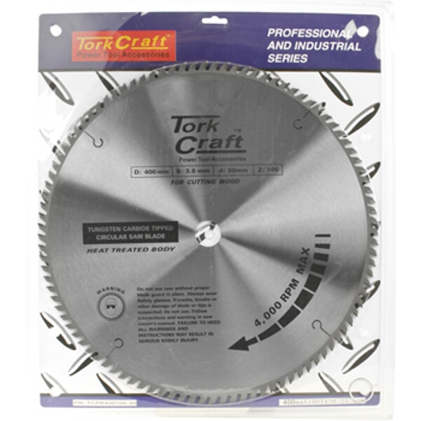 Tork Craft Blade TCT 400 X 100T 30/1 Professional Industrial