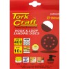 Tork Craft Sanding Disc Hook & Loop 150mm 400 Grit with Holes 10/Pk Tork Craft Sanding Disc Hook & Loop 150mm 400 Grit with Holes 10/Pk