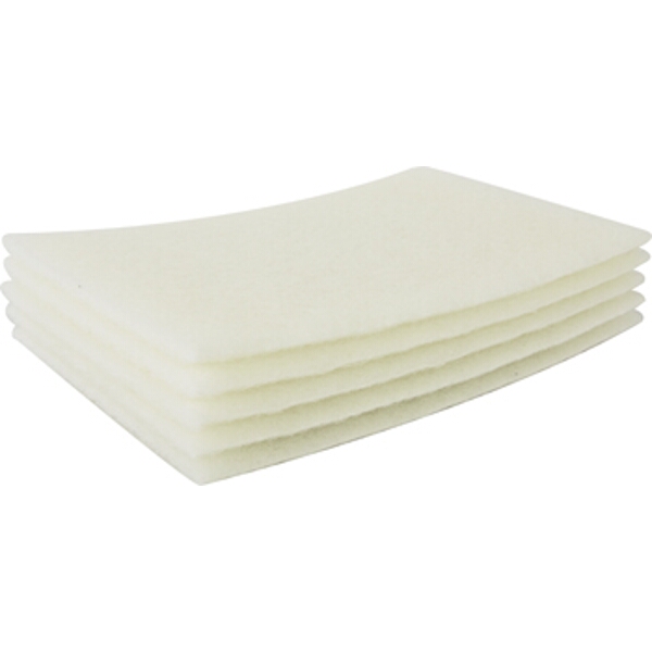 Tork Craft Pad Non Woven Ind. Strength 5Pc 150 X 230mm Non Grain White