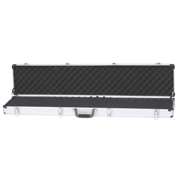 Tork Craft Single Rifle Case Aluminium 140X24.1X11.4Cm Silver Dots Surface