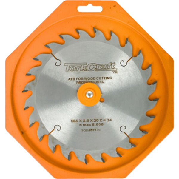 Tork Craft Blade TCT Euro Tip 185 X 24T 20-16 Professional