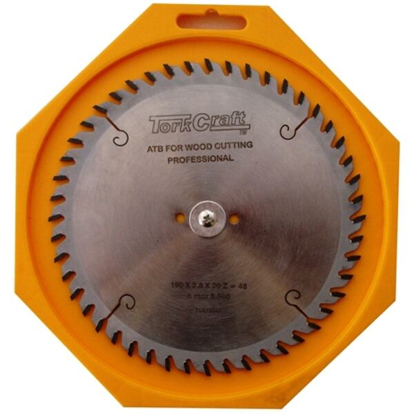 Tork Craft Blade TCT Euro Tip 190 X 48T 20/16mm Professional