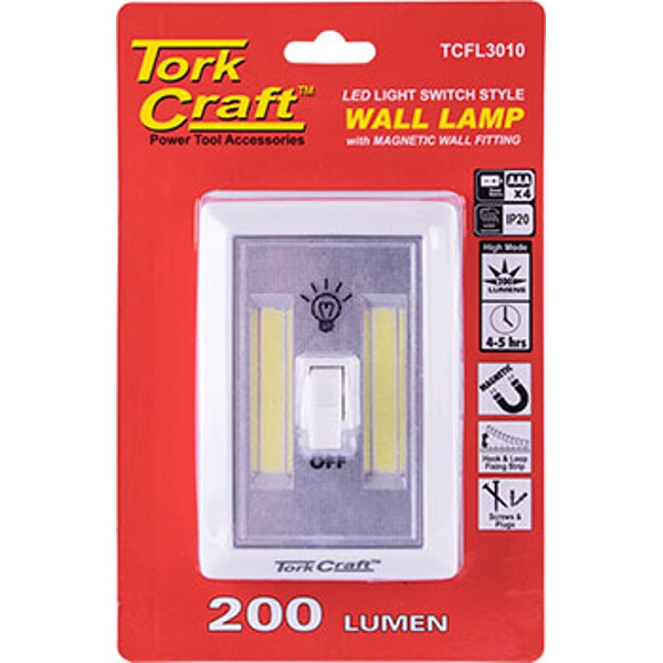 Tork Craft Light Switch Led 200Lm Use 4Xaaa Bat Tork Craft