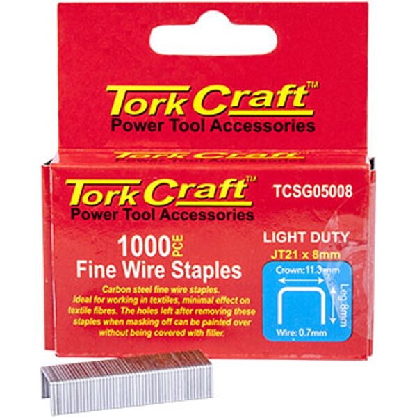 Tork Craft Staple Jt21X8mmx1000Pc Light Duty