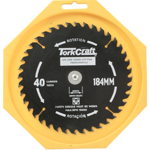 Tork Craft Blade Thin Kerf 184X40T 20/16
