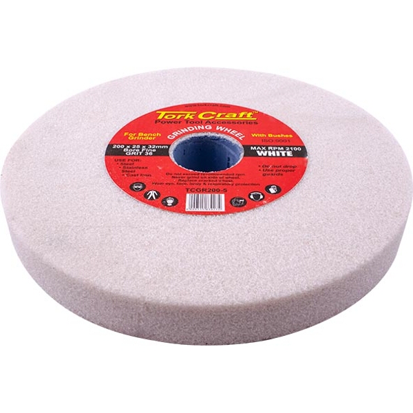 Tork Craft Grinding Wheel 200X25X32mm White Coarse 36Gr