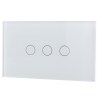 LifeSmart Smart Light Switch 3 Lanes – Socket 118/120 – White LifeSmart Smart Light Switch 3 Lanes – Socket 118/120 – White