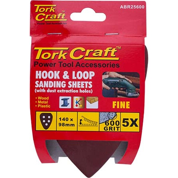 Tork Craft Sanding Triangle 600 Grit 140 x 140 x 98mm