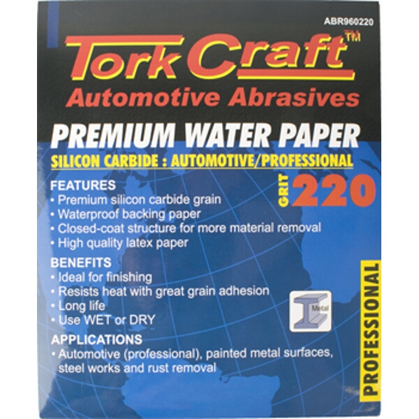 Tork Craft Waterproof Paper 220 Grit 230 X 2850 PCE