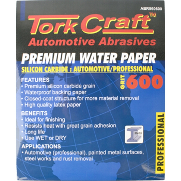 Tork Craft Waterproof Paper 600 Grit 230 X 2850 PCE