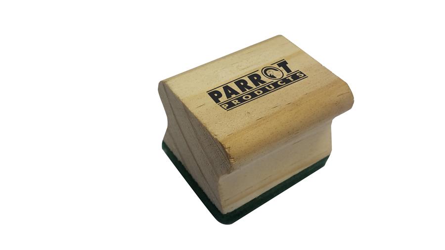 Parrot Products Wood Chalk Board Duster (50x35mm – Green)