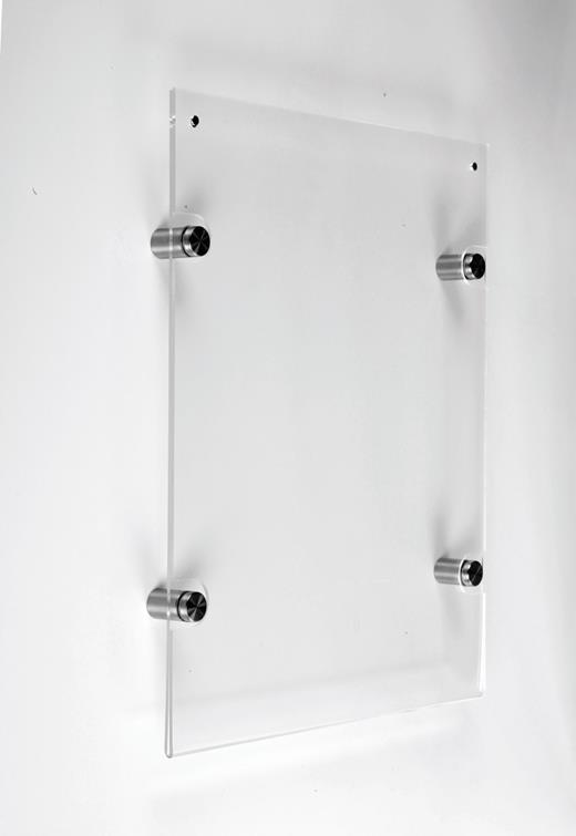 Parrot Products A3 Acrylic Wall Mounted Certificate Holder