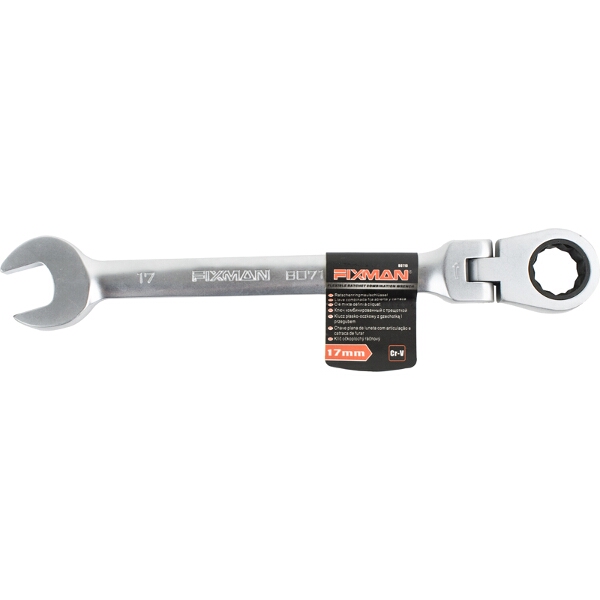 Fixman Flexible Ratchet Combination Wrench 17mm