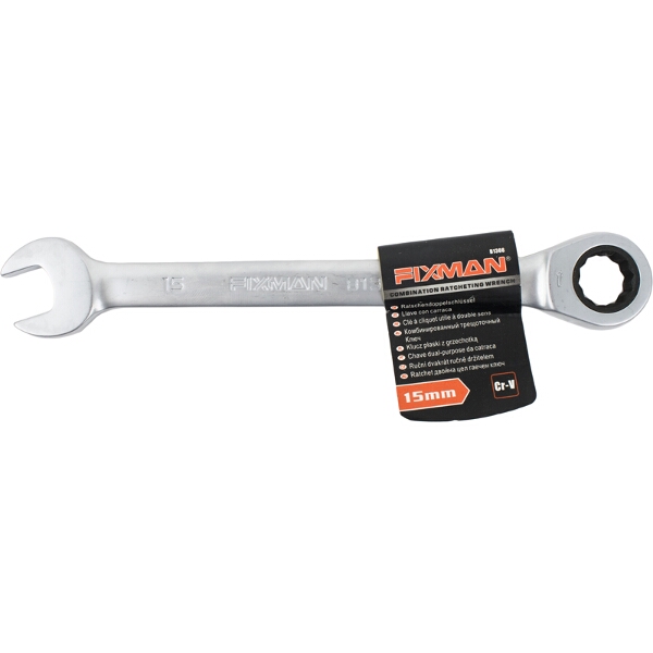 Fixman Combination Ratcheting Wrench 15mm