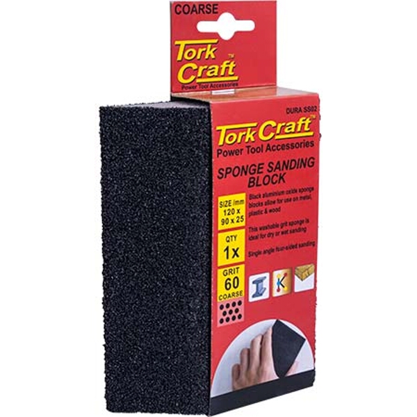 Tork Craft Sanding Sponge Block Single Angled 120X70X25 Coarse 1Pc