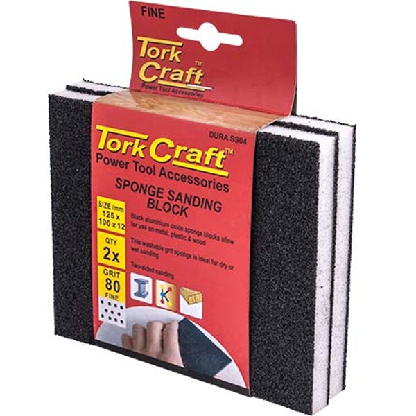 Tork Craft Sanding Sponge Block Two Sided 125X100X10 2Pc