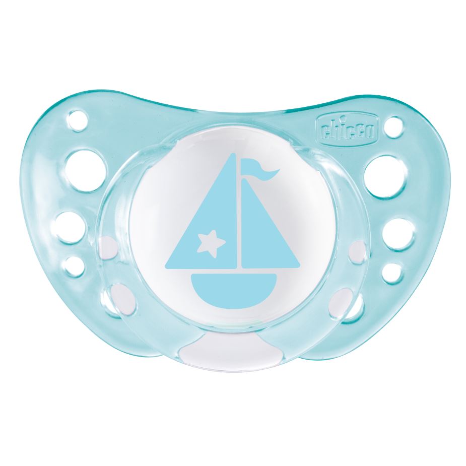 Chicco – Soother Physio Air Silicone Soother – 0-6 Month – Set Of 2 – Blue